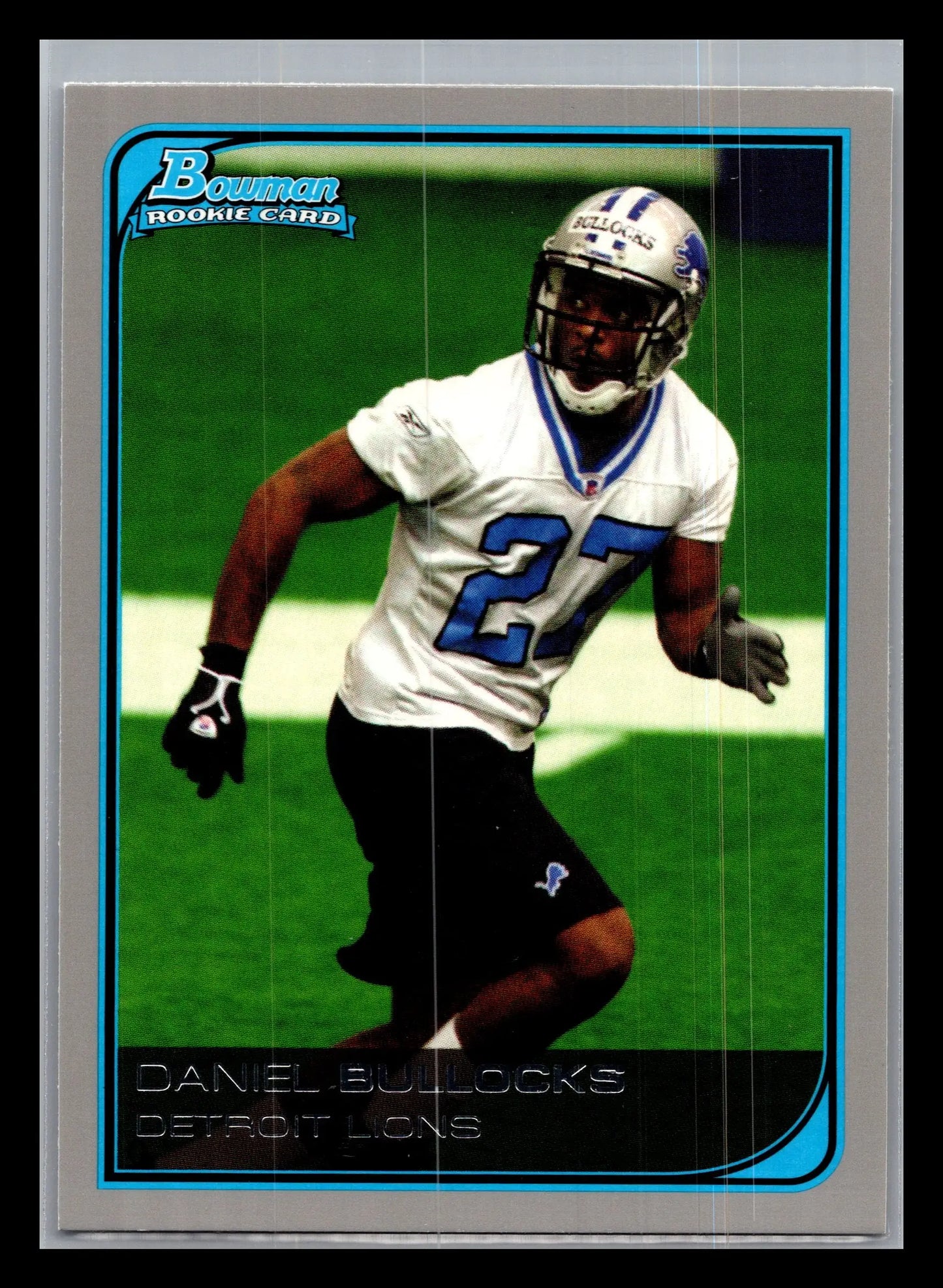 2006 Bowman #172 Daniel Bullocks Detroit Lions Rookie - Football Card Single