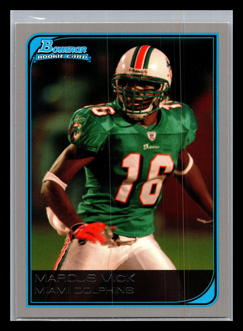 2006 Bowman #173 Marcus Vick Miami Dolphins Rookie - Football Card Single