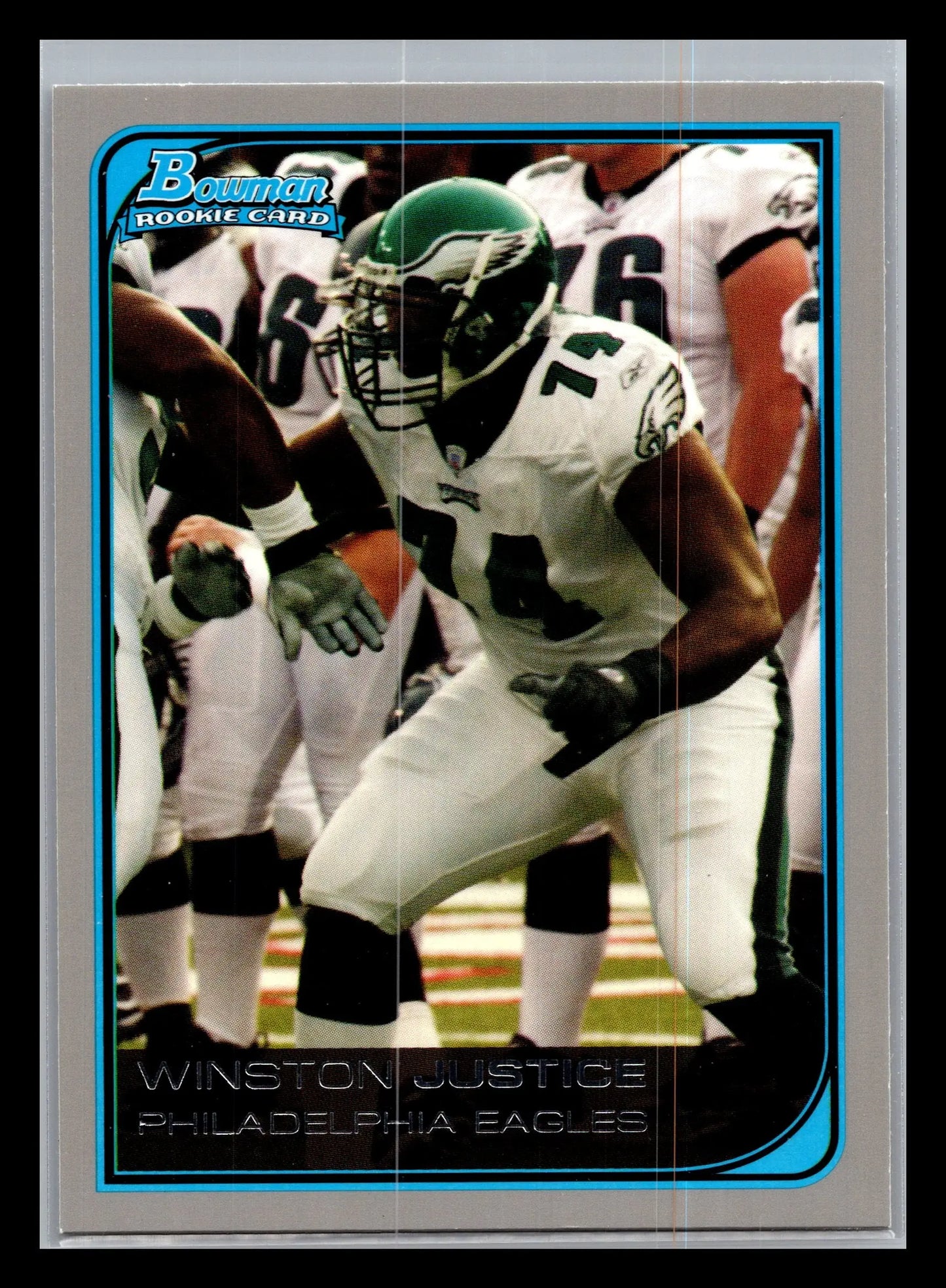 2006 Bowman #179 Winston Justice Philadelphia Eagles Rookie - Football Card Single