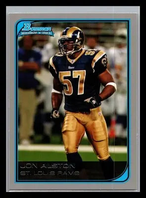 2006 Bowman #185 Jon Alston St. Louis Rams Rookie - Football Card Single