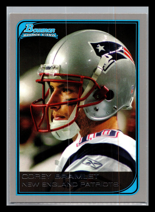 2006 Bowman #190 Corey Bramlet New England Patriots Rookie - Football Card Single