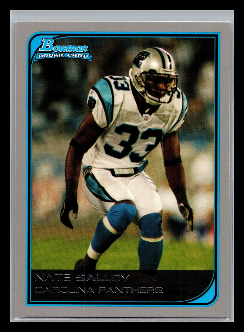 2006 Bowman #207 Nate Salley Carolina Panthers Rookie - Football Card Single
