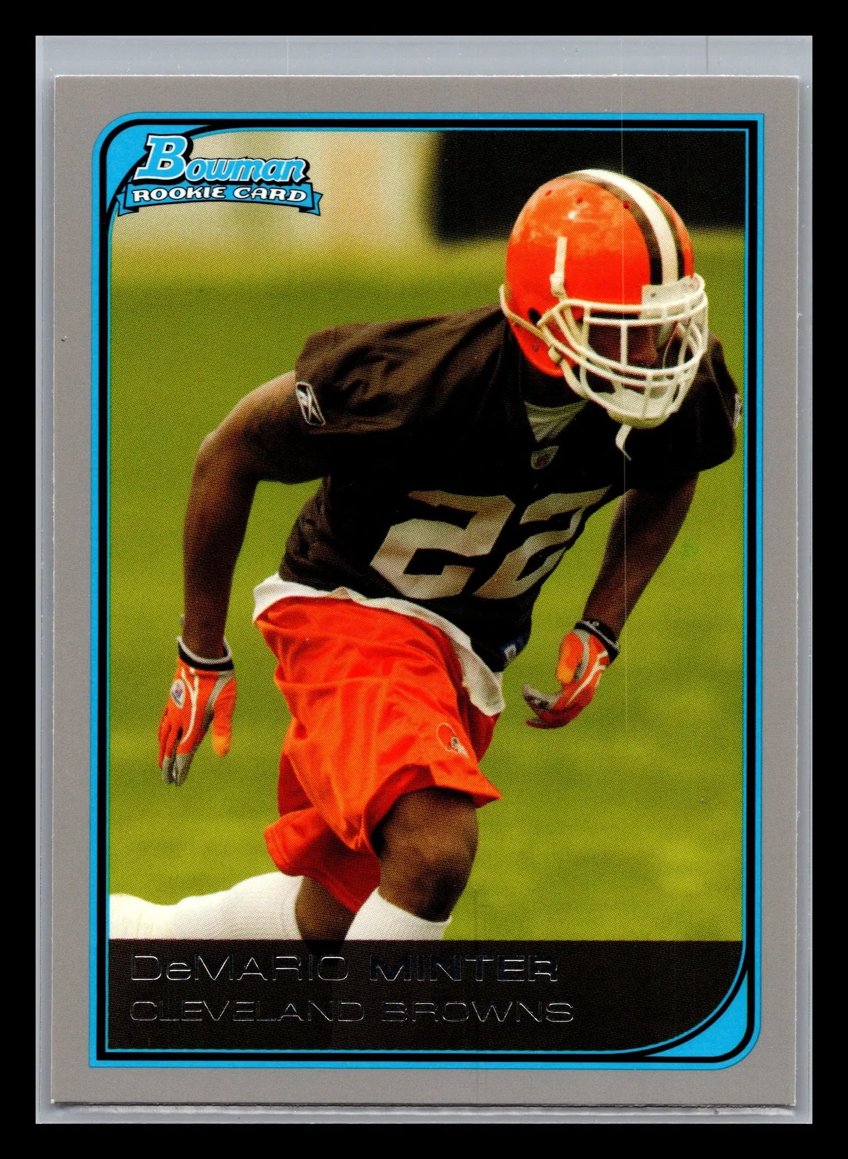 2006 Bowman #210 Demario Minter Cleveland Browns Rookie - Football Card Single
