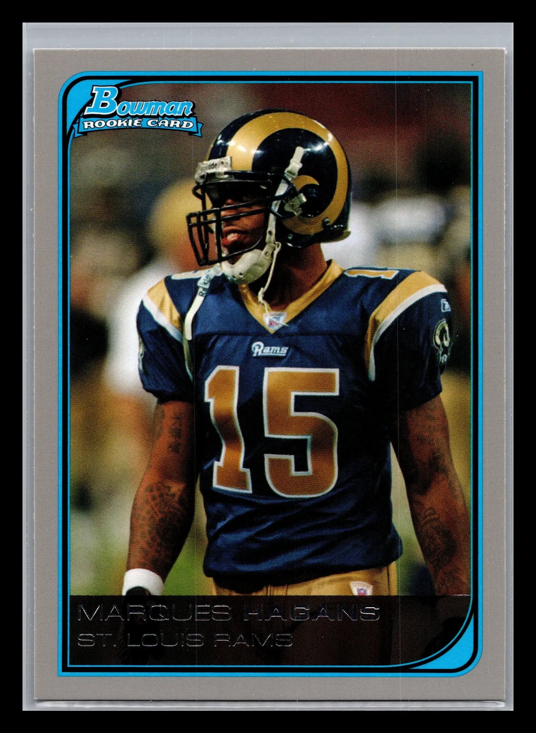 2006 Bowman #211 Marques Hagans St. Louis Rams Rookie - Football Card Single