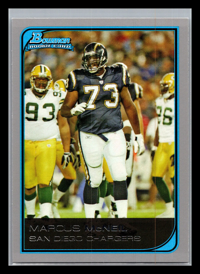 2006 Bowman #224 Marcus McNeill San Diego Chargers Rookie