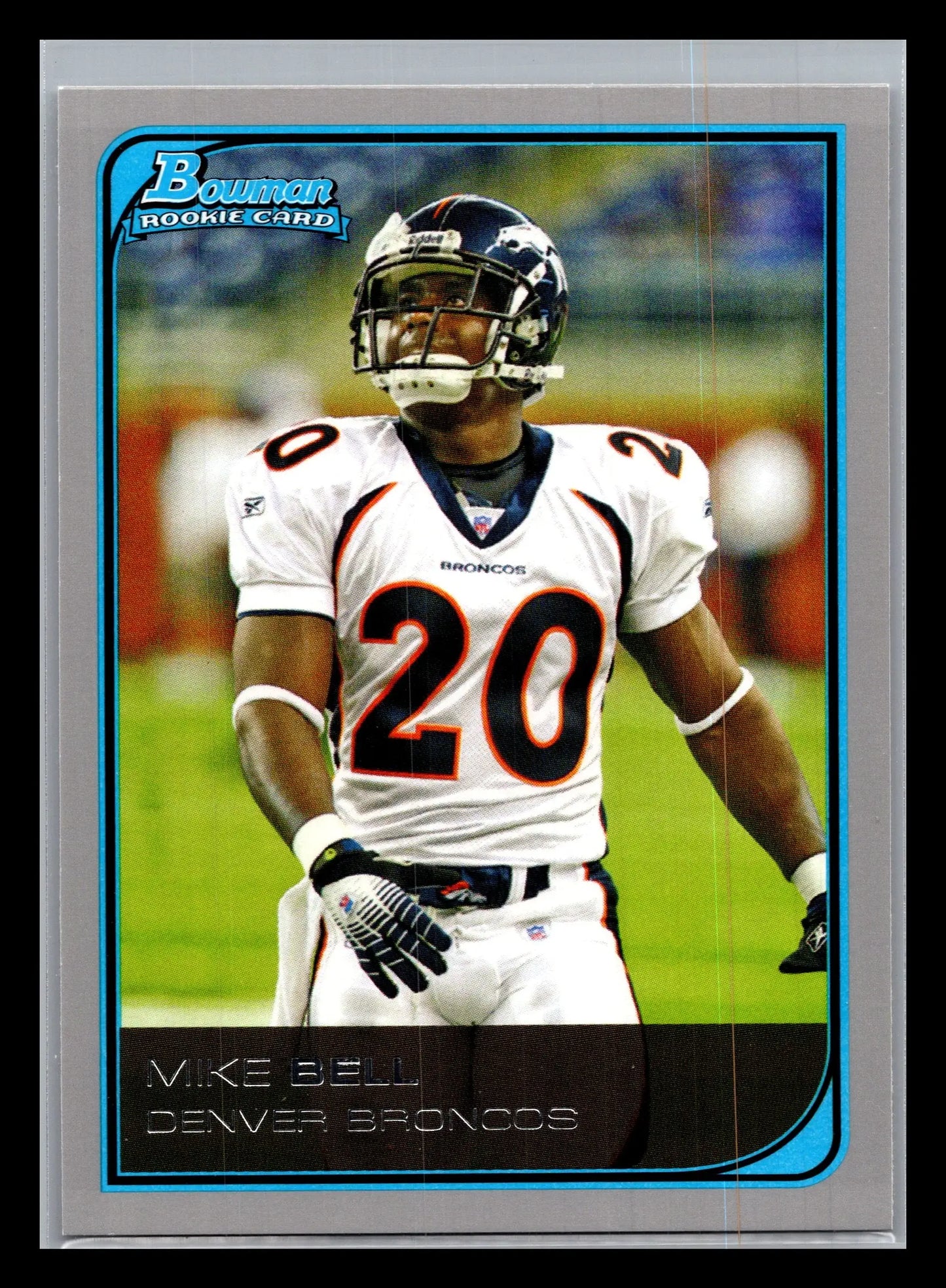2006 Bowman #263 Mike Bell Denver Broncos Rookie - Football Card Single