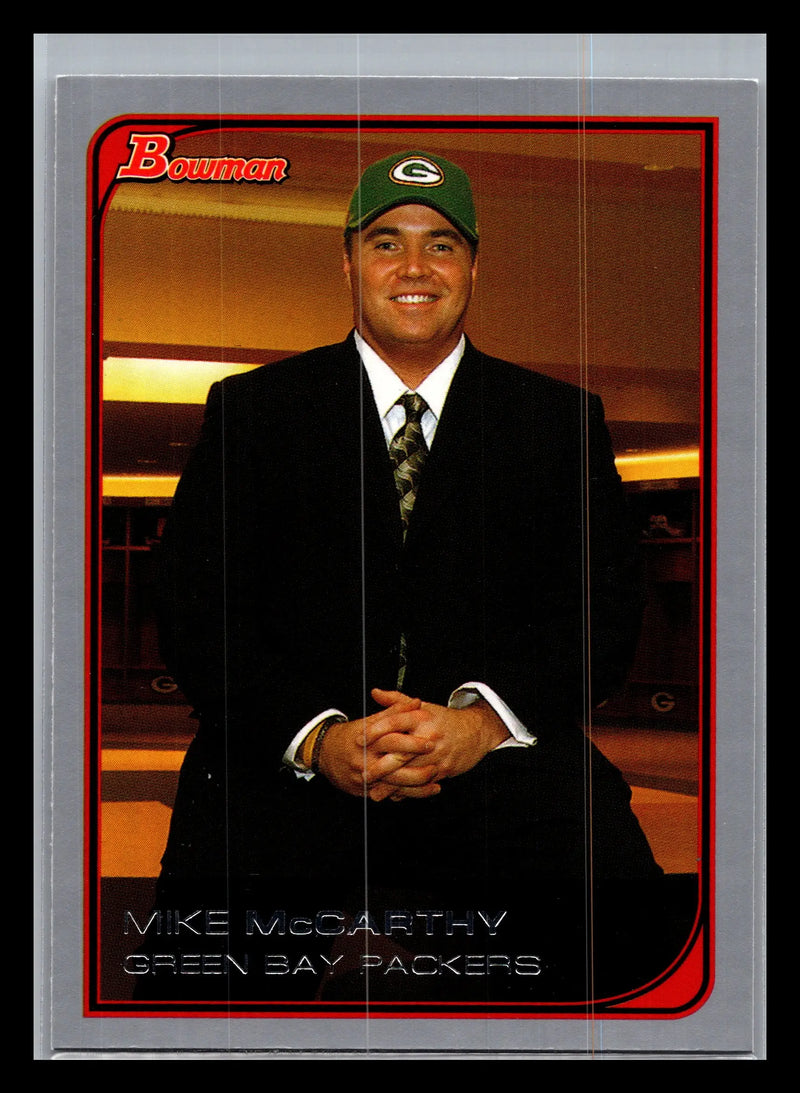 2006 Bowman #27 Mike McCarthy Green Bay Packers - Football Card Single