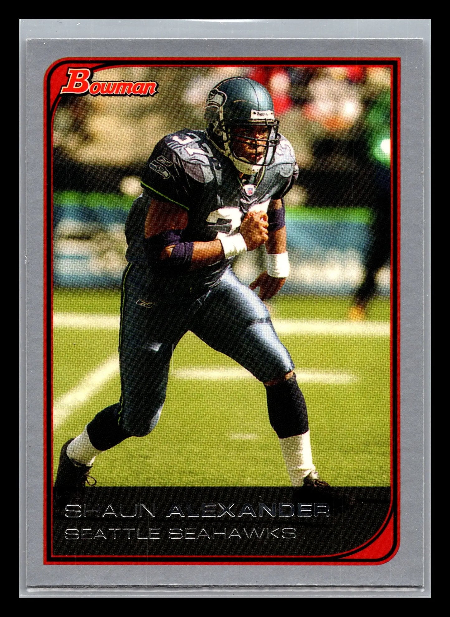 2006 Bowman #3 Shaun Alexander Seattle Seahawks