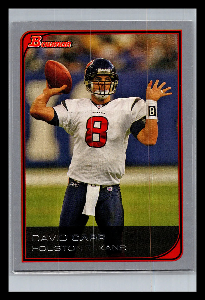 2006 Bowman #30 David Carr Houston Texans - Football Card Single