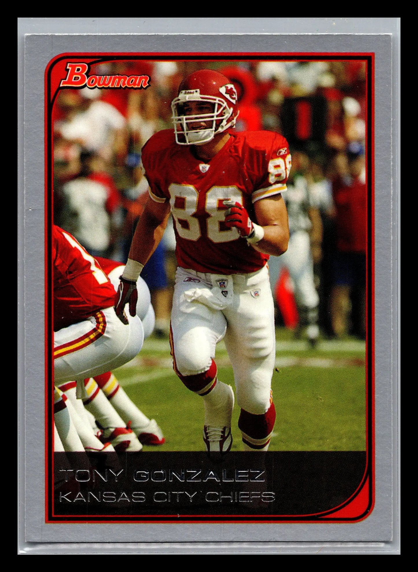 2006 Bowman #33 Tony Gonzalez Kansas City Chiefs - Football Card Single