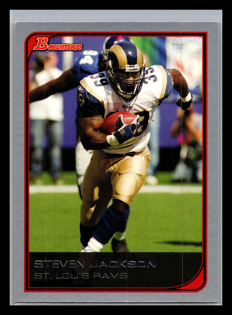 2006 Bowman #58 Steven Jackson St. Louis Rams - Football Card Single