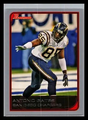 2006 Bowman #84 Antonio Gates San Diego Chargers - Football Card Single