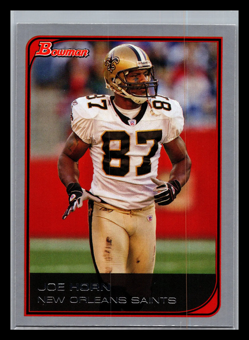 2006 Bowman #92 Joe Horn New Orleans Saints - Football Card Single