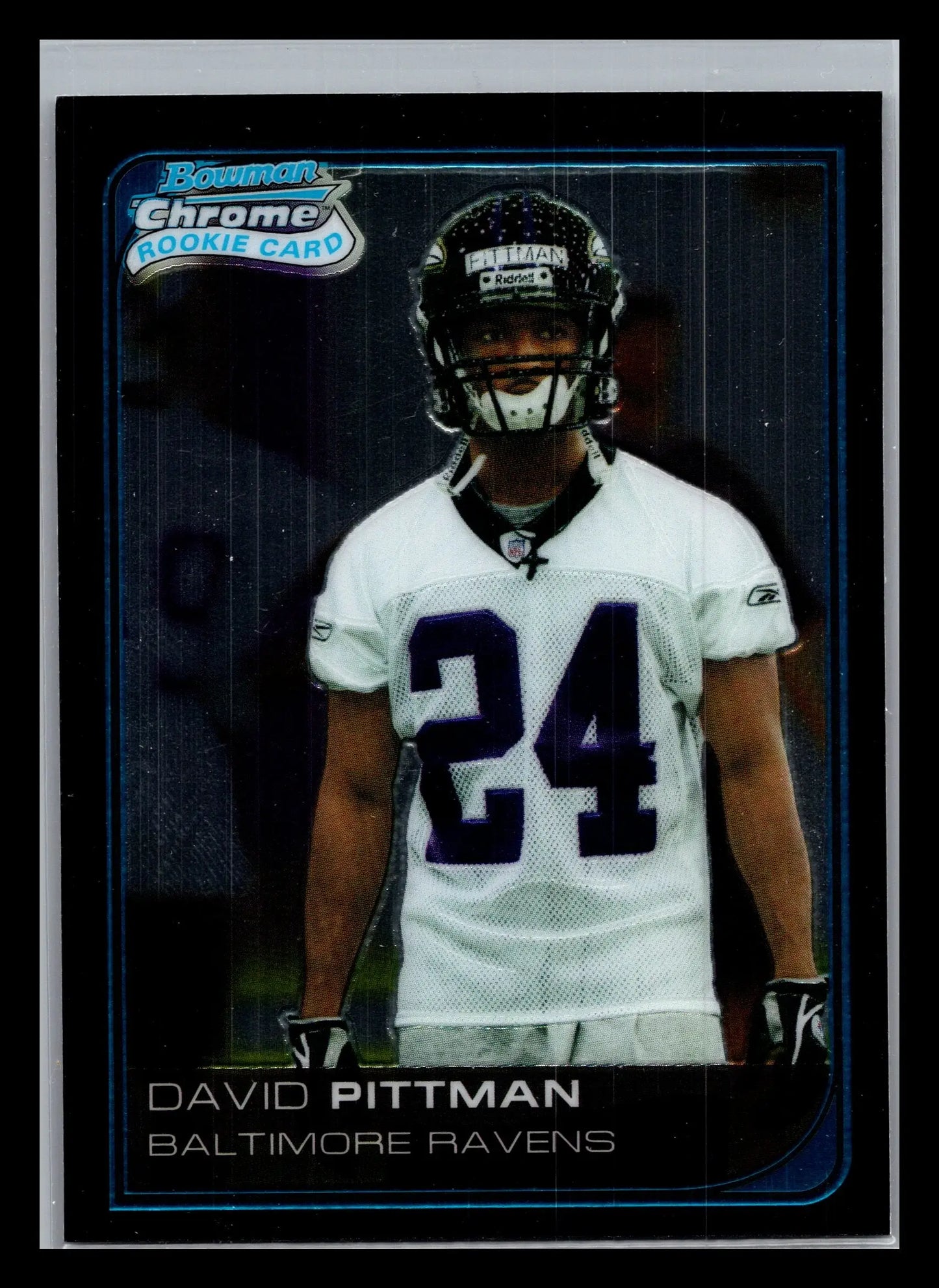 2006 Bowman Chrome #12 David Pittman Baltimore Ravens Rookie - Football Card Single