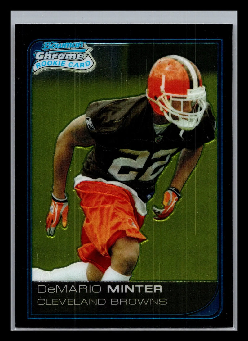 2006 Bowman Chrome #18 DeMario Minter Cleveland Browns Rookie - Football Card Single