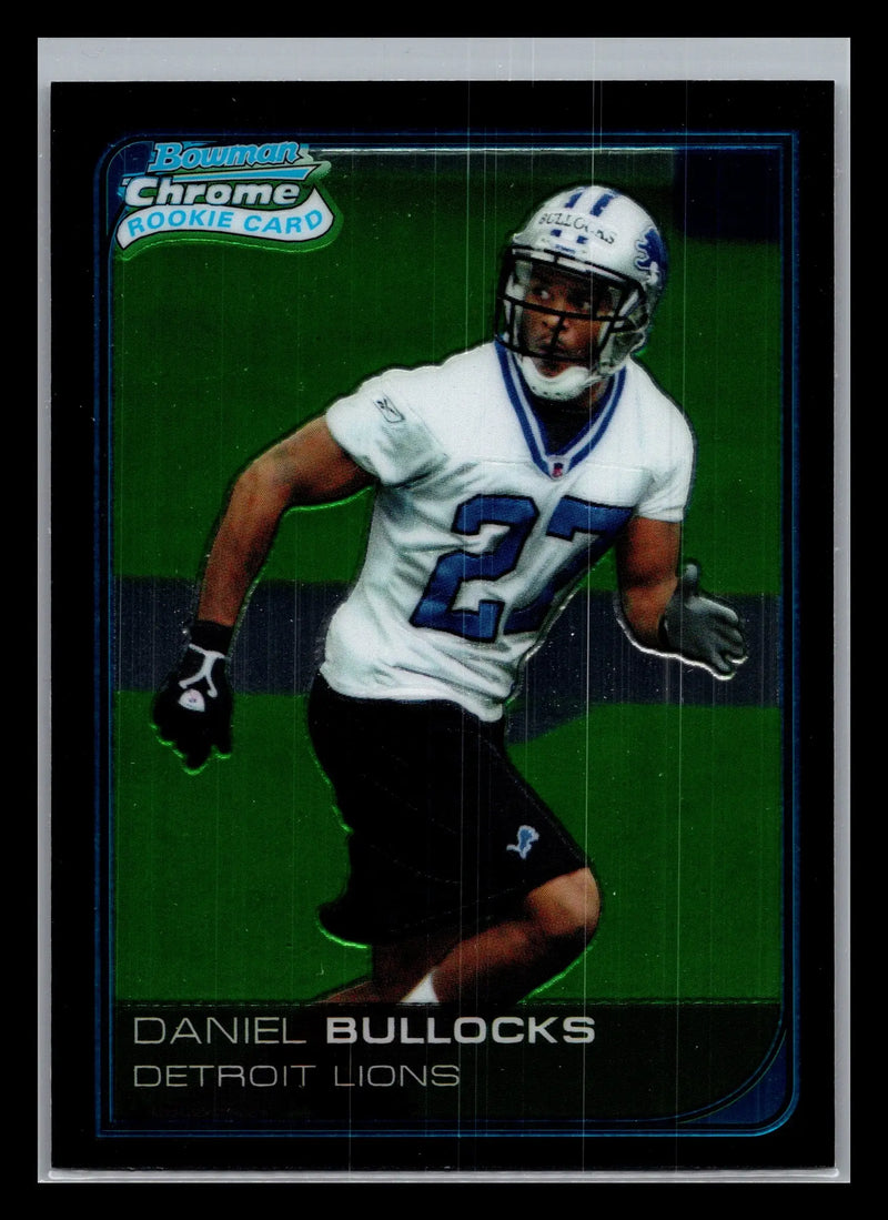 2006 Bowman Chrome #2 Daniel Bullocks Detroit Lions Rookie - Football Card Single