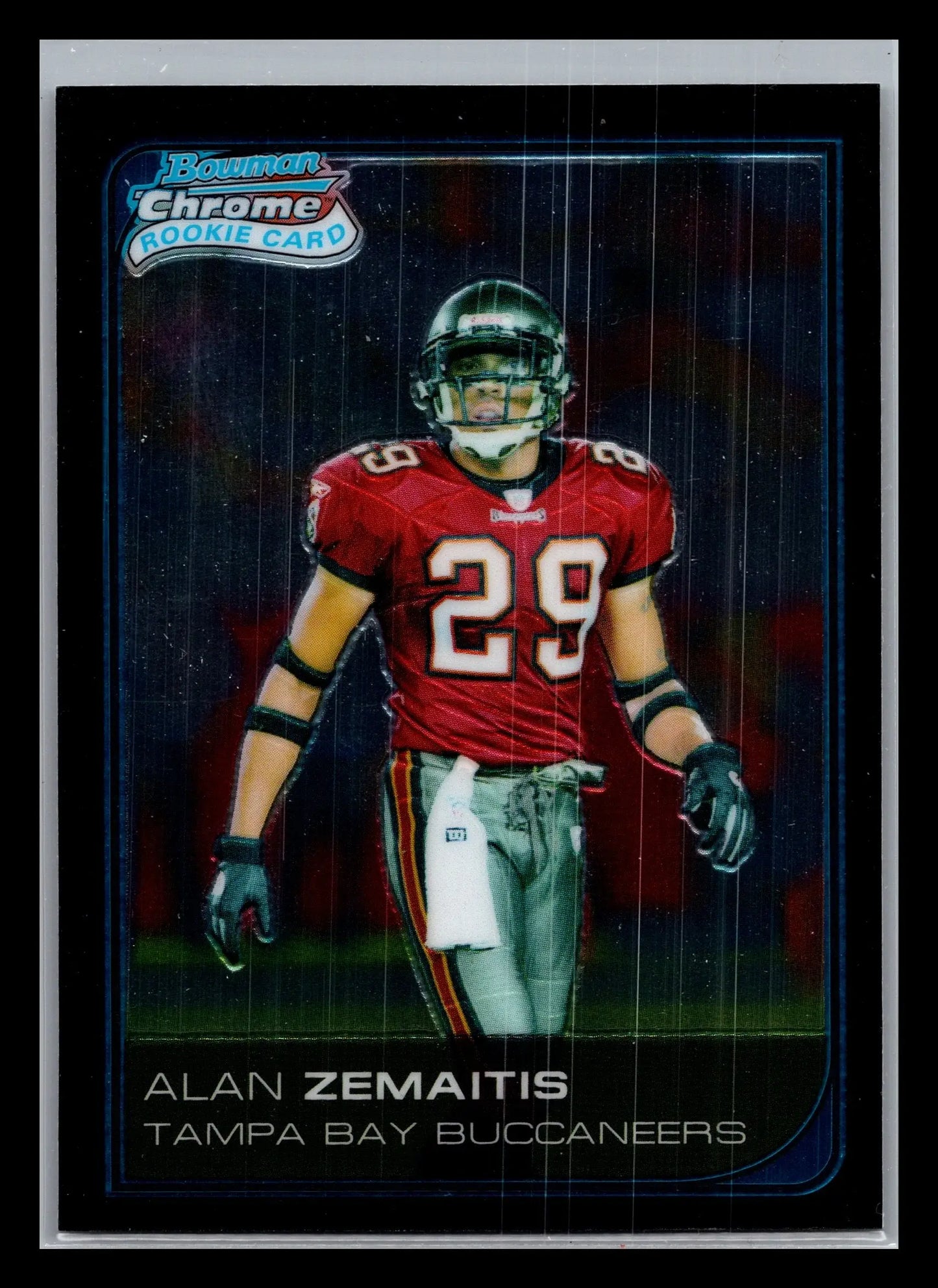 2006 Bowman Chrome #32 Alan Zemaitis Tampa Bay Buccaneers Rookie - Football Card Single