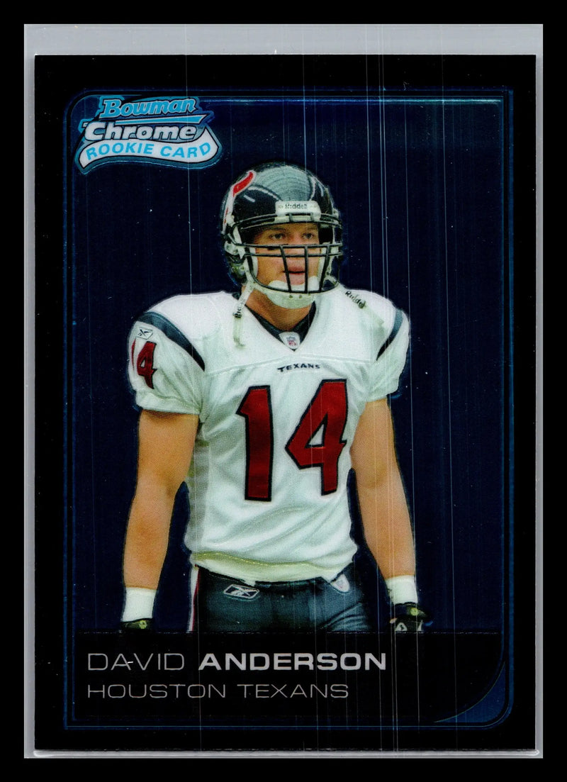 2006 Bowman Chrome #36 David Anderson Houston Texans Rookie - Football Card Single