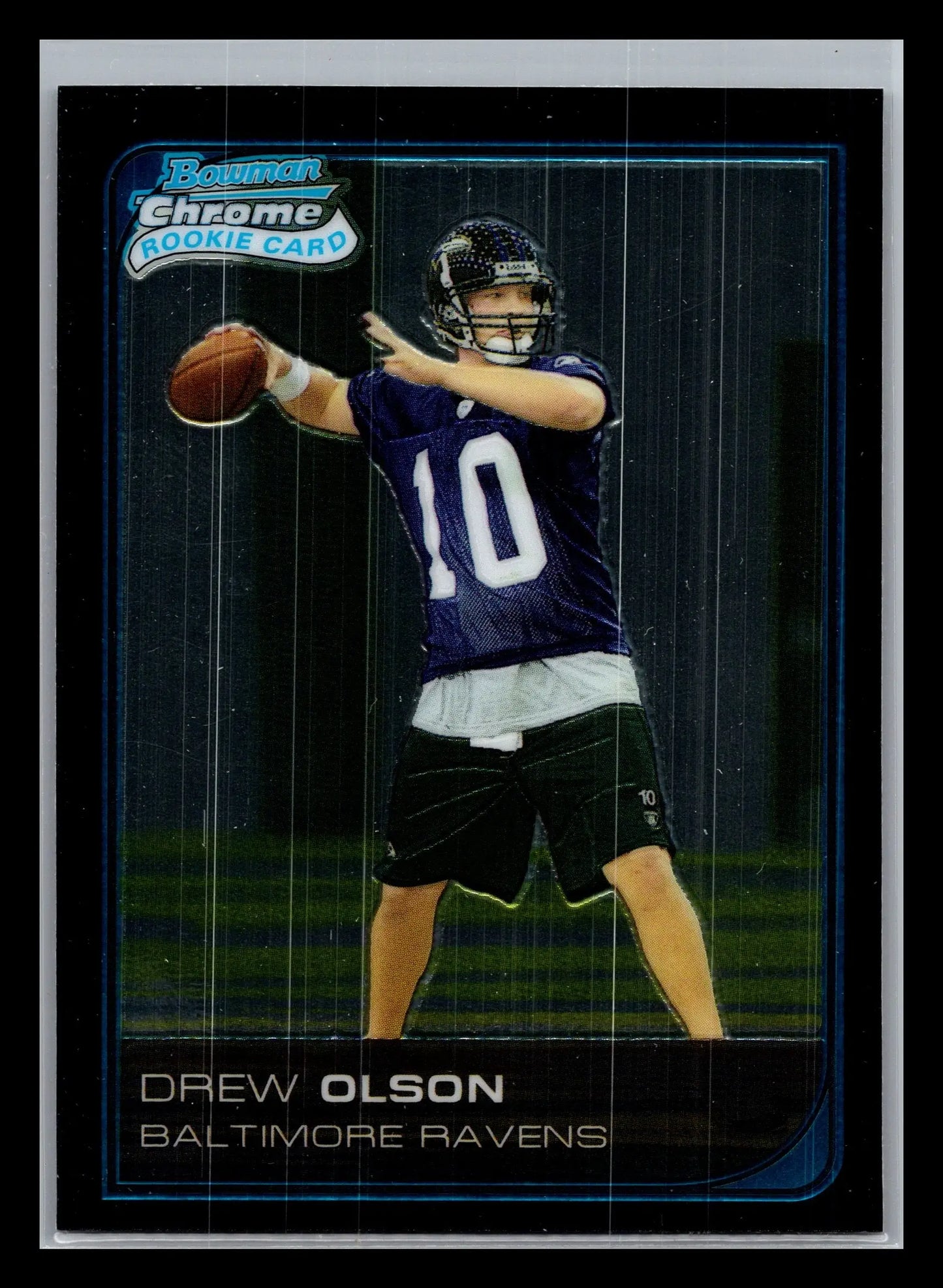 2006 Bowman Chrome #44 Drew Olson Baltimore Ravens Rookie