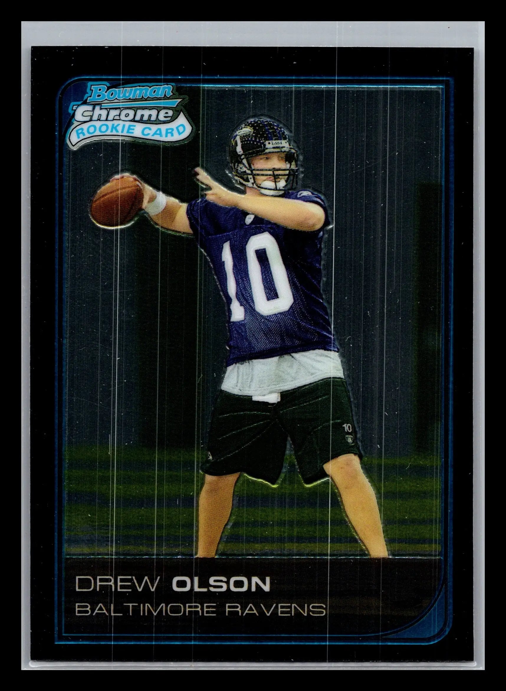 2006 Bowman Chrome #44 Drew Olson Baltimore Ravens Rookie