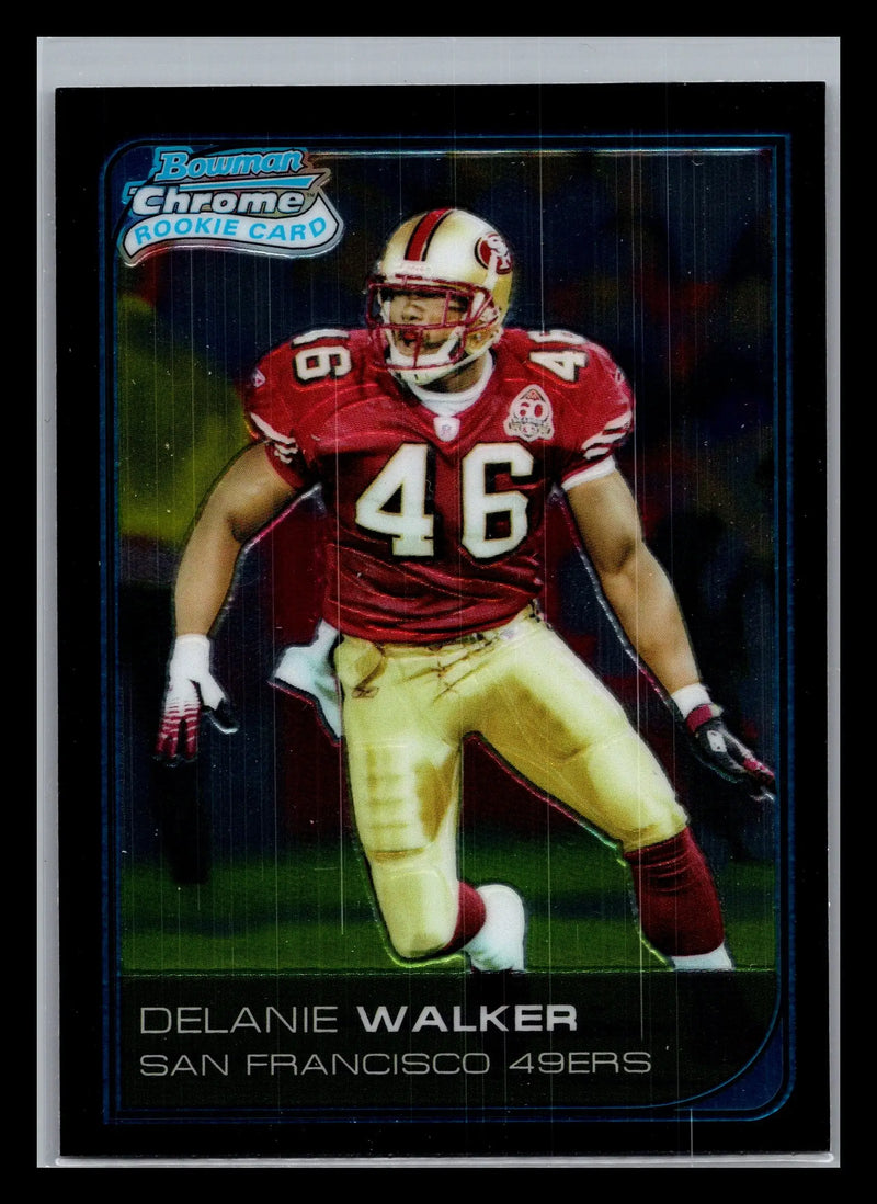 2006 Bowman Chrome #49 Delanie Walker San Francisco 49ers Rookie - Football Card Single