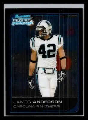 2006 Bowman Chrome #53 James Anderson Carolina Panthers Rookie