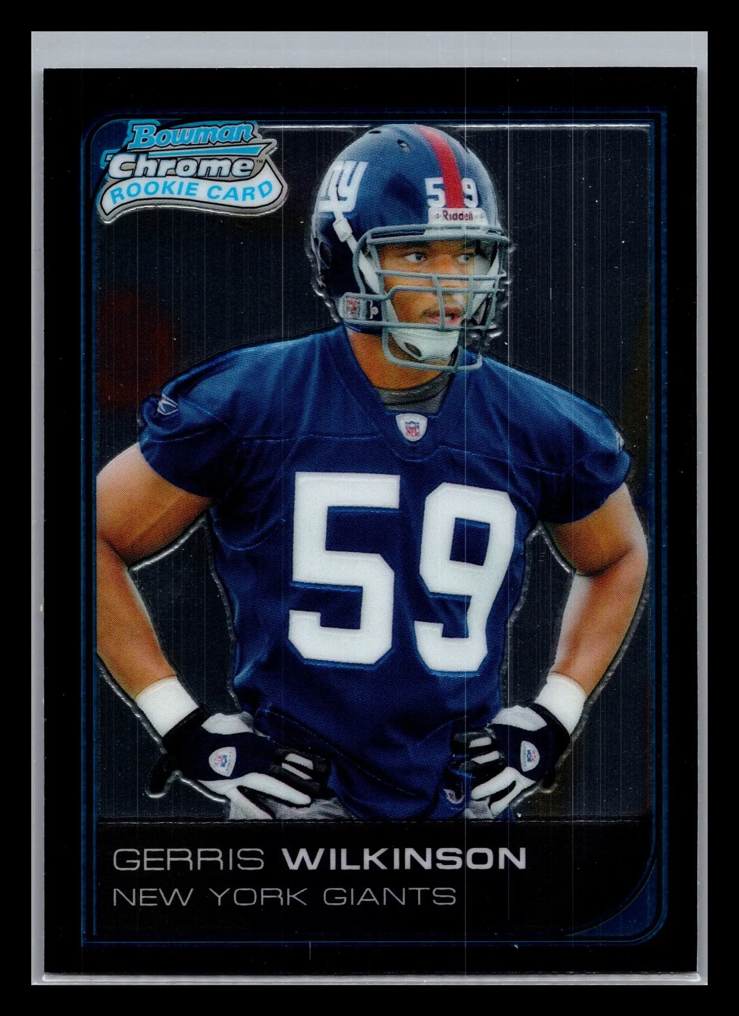 2006 Bowman Chrome #55 Gerris Wilkinson New York Giants Rookie - Football Card Single