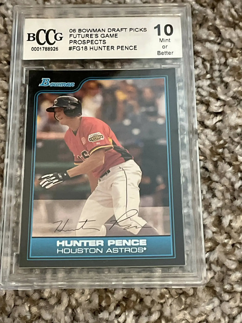 2006 Bowman Futures Game Hunter Pence BCCG 10 - Baseball Card Single