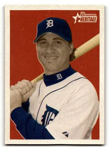 Original gloss baseball card of Magglio Ordonez Detroit Tigers from Bowman Heritage