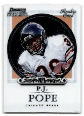 2006 Bowman Sterling #44 P.J. Pope - Football Card Single