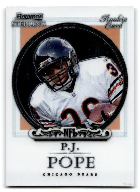 2006 Bowman Sterling #44 P.J. Pope - Football Card Single