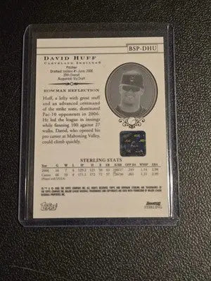2006 Bowman Sterling #BSP-DHU David Huff Prospects - Baseball Card Single