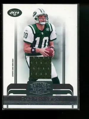 2006 Donruss Gridiron Gear Chad Pennington #71 Game-Used Jersey Football - Football Card Single