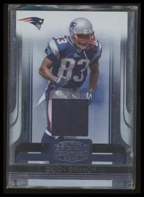 2006 Donruss Gridiron Gear Deion Branch #62 Jerseys #/125 Patriots - Football Card Single