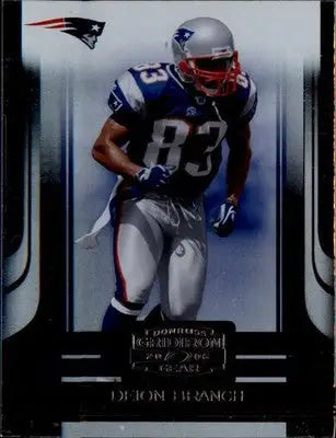 2006 Donruss Gridiron Gear Retail #62 Deion Branch - Football Card Single