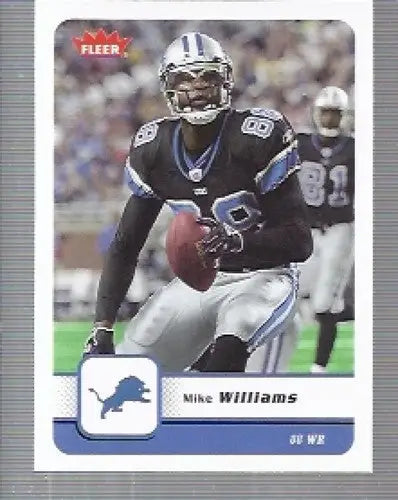 2006 Fleer #34 Mike Williams NM-MT Lions - Football Card Single