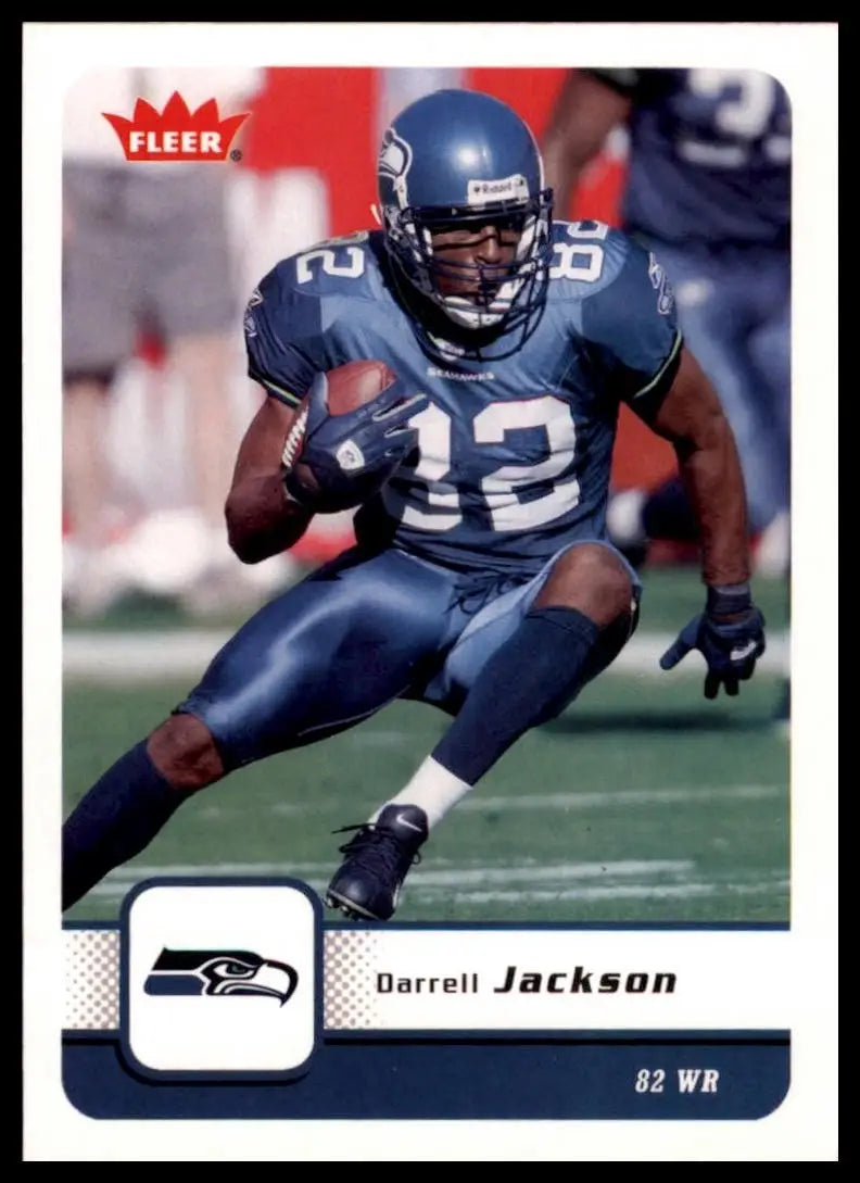 2013 Fleer football trading card featuring Darrell Jackson, Seahawks wide receiver