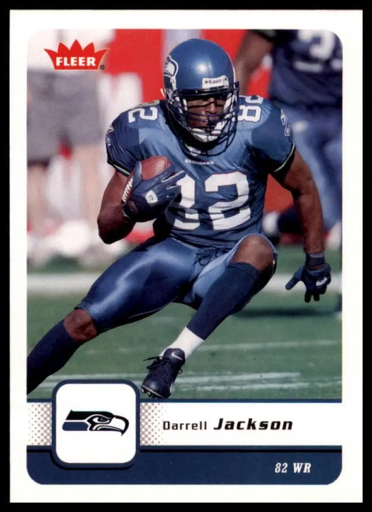 2013 Fleer football trading card featuring Darrell Jackson, Seahawks wide receiver