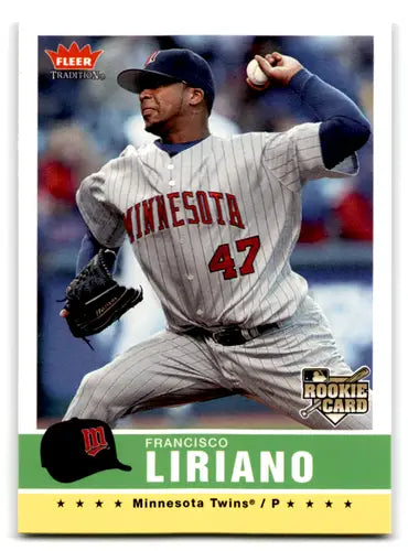 2006 Fleer Tradition #186 Francisco Liriano NM-MT Twins ID:72386 - Baseball Card Single