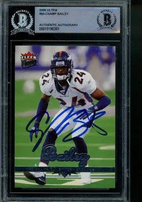 2006 Fleer Ultra Champ Bailey #60 Football