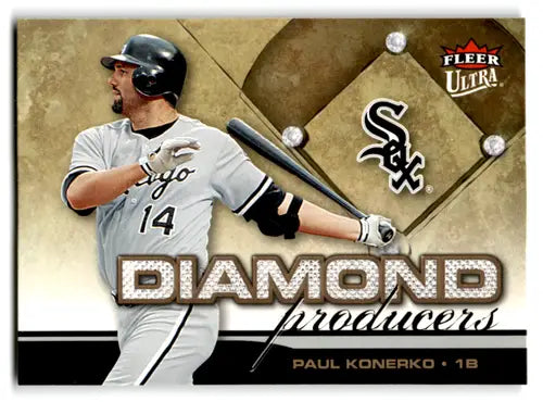 Fleer Ultra Diamond Paul Konerko baseball card from 2006 Fleer Ultra Diamond Producers series