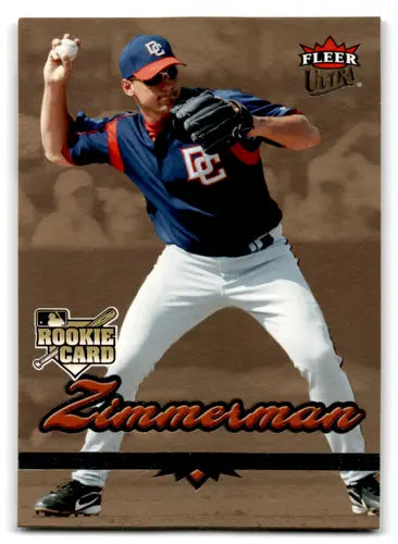 Original gloss Baseball rookie card 2006 Fleer Ultra Gold Medallion Ryan Zimmerman