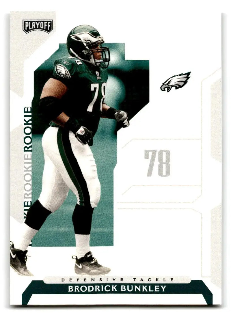 2006 Playoff NFL Playoffs #105 Brodrick Bunkley - Football Card Single