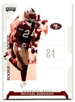 2006 Playoff NFL Playoffs #117 Michael Robinson - Football Card Single