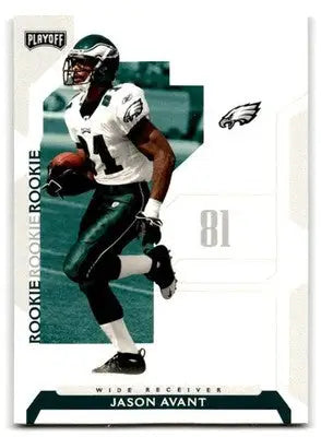 2006 Playoff NFL Playoffs #118 Jason Avant Red - Football Card Single