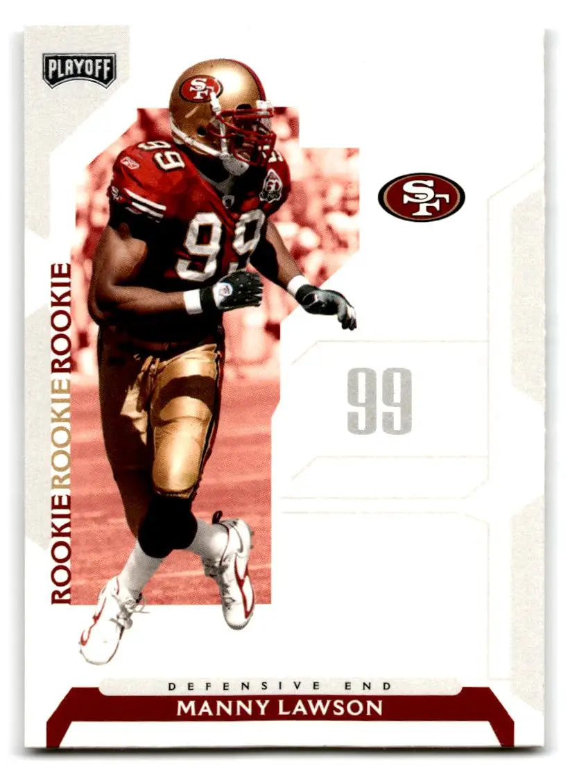 2006 Playoff NFL Playoffs #119 Manny Lawson - Football Card Single