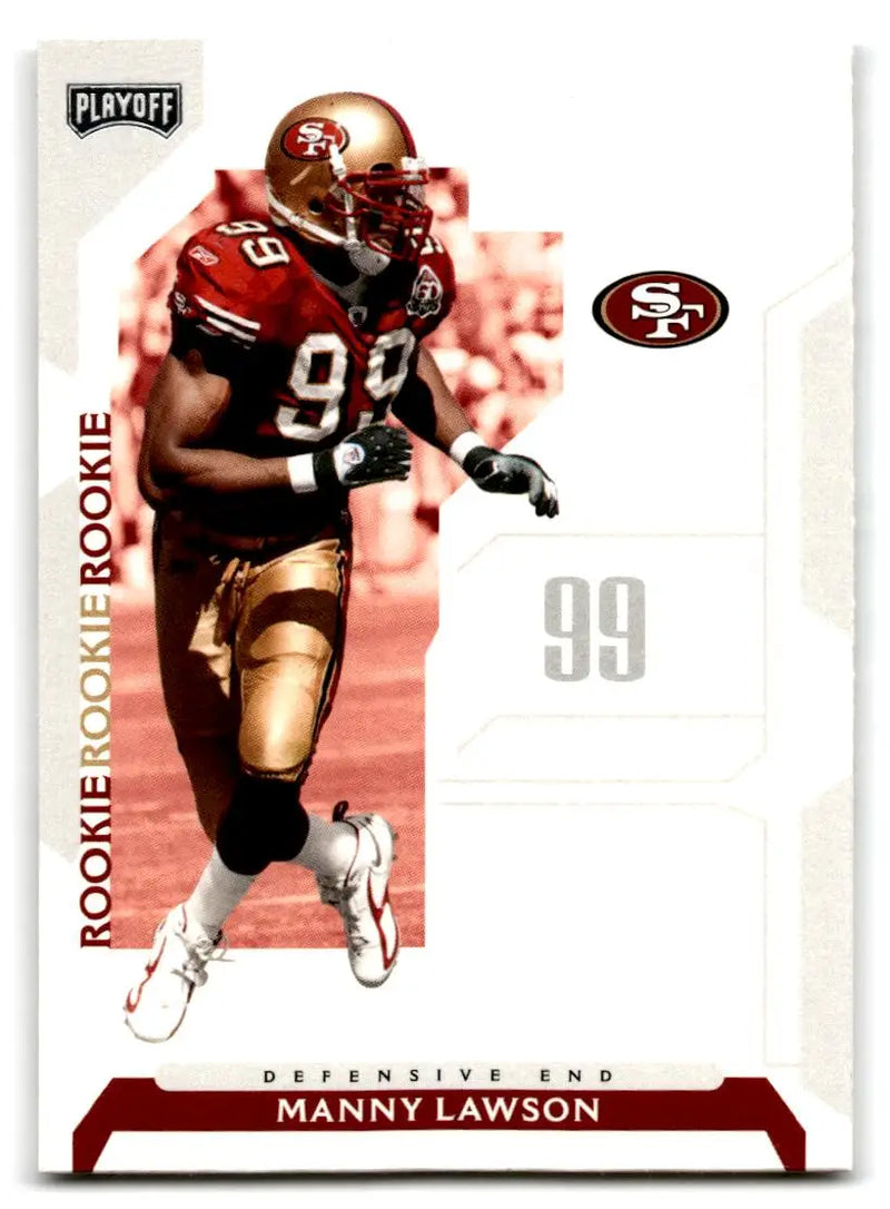 2006 Playoff NFL Playoffs #119 Manny Lawson - Football Card Single