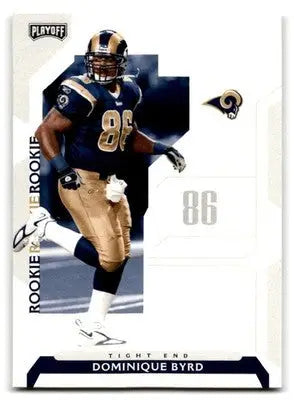 2006 Playoff NFL Playoffs #123 Dominique Byrd - Football Card Single