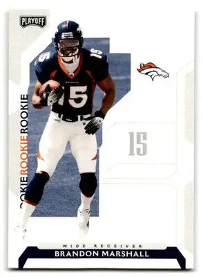 2006 Playoff NFL Playoffs #126 Brandon Marshall - Football Card Single