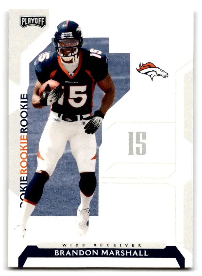 2006 Playoff NFL Playoffs #126 Brandon Marshall - Football Card Single